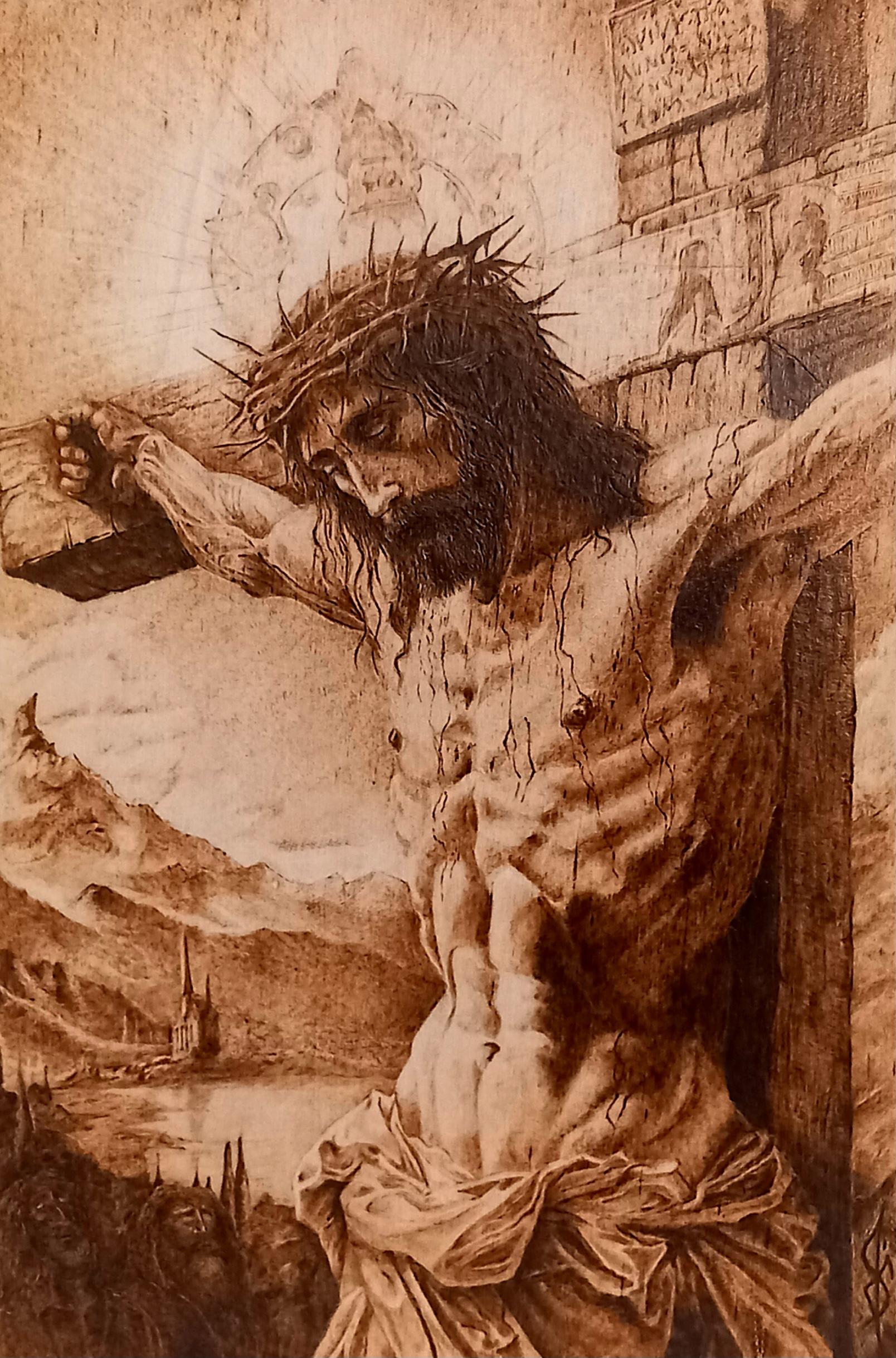 Quadro pirografato 4